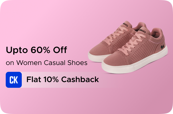 Neemans: Upto 60% Off on Women Casual Shoes + Flat 10% CashKaro Cashback